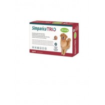 Simparica Trio >20–40 kg žuvacie tablety pre psy, 3 tbl.